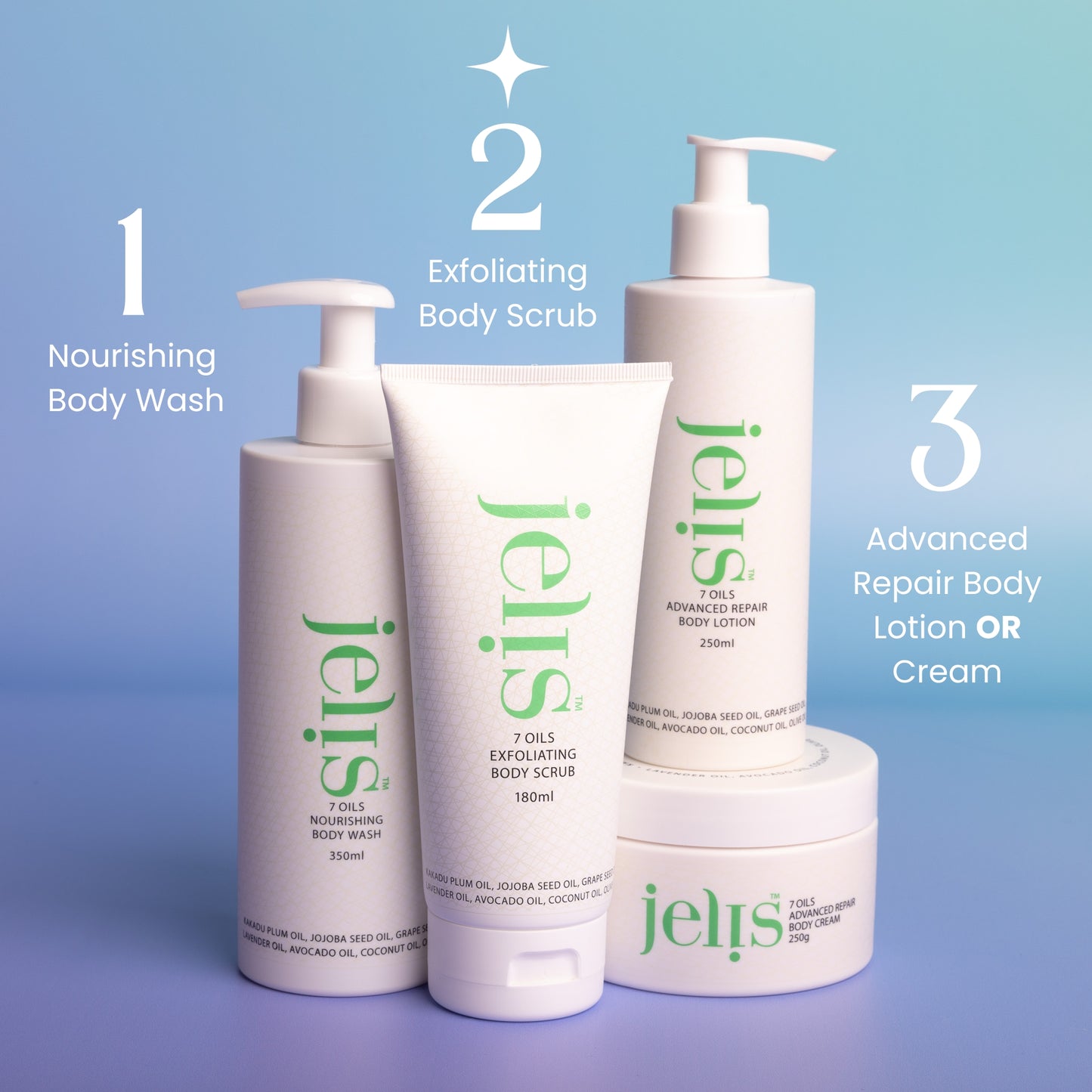 7 Oils Exfoliating Body Scrub